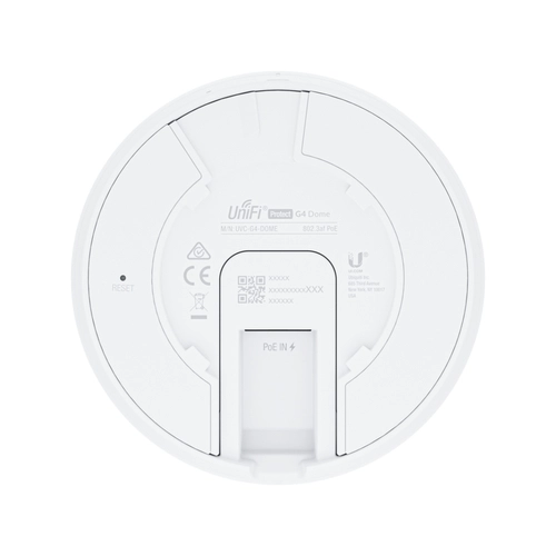 Câmera IP PoE Dome Ubiquiti UVC-G4-DOME 2K Detecção Inteligente IR 9m