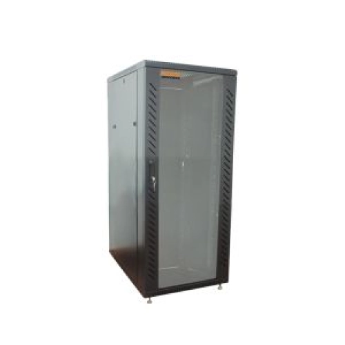 RACK FECHADO NAZDA 19'' 24U X 600MM X 800MM PARA PISO PRETO