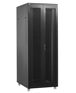 RACK FECHADO NAZDA 19'' 44U X 800MM X 1000MM PARA PISO PRETO
