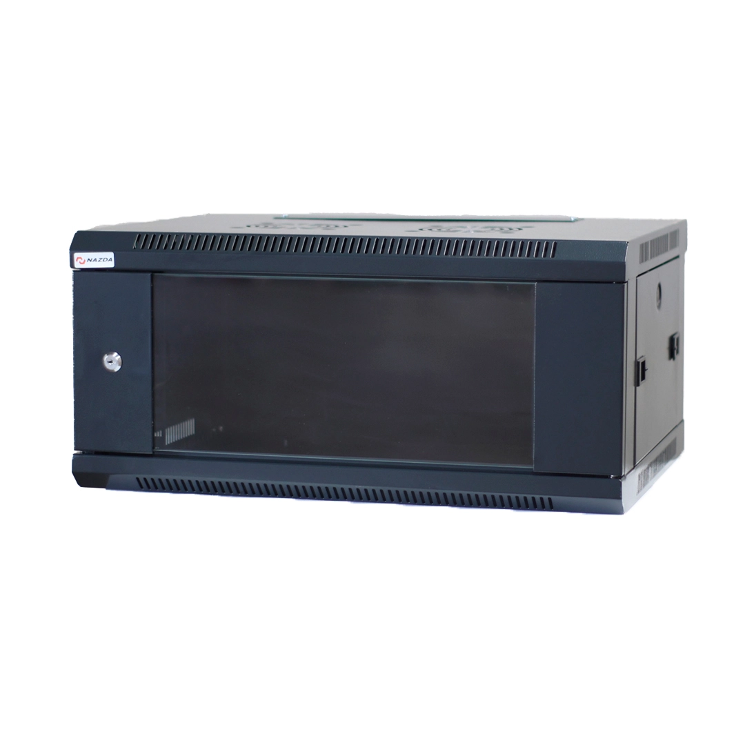 RACK MINI NAZDA 19'' 04U X 600MM X 450MM PARA PAREDE PRETO