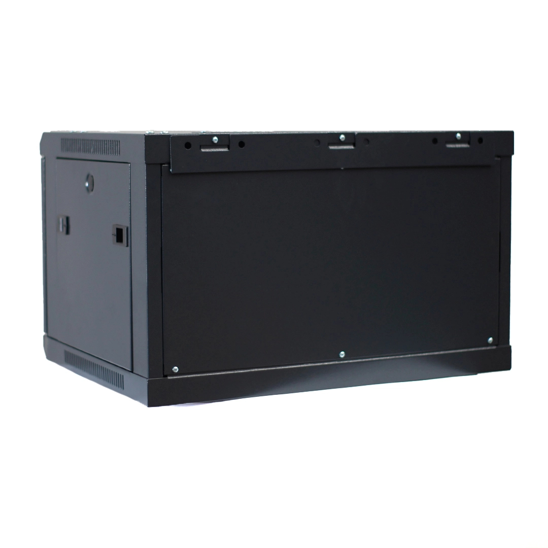 RACK MINI NAZDA 19POL 06U X 600MM X 450MM PARA PAREDE PRETO