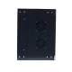 RACK MINI NAZDA 19'' 06U X 600MM X 450MM PARA PAREDE PRETO