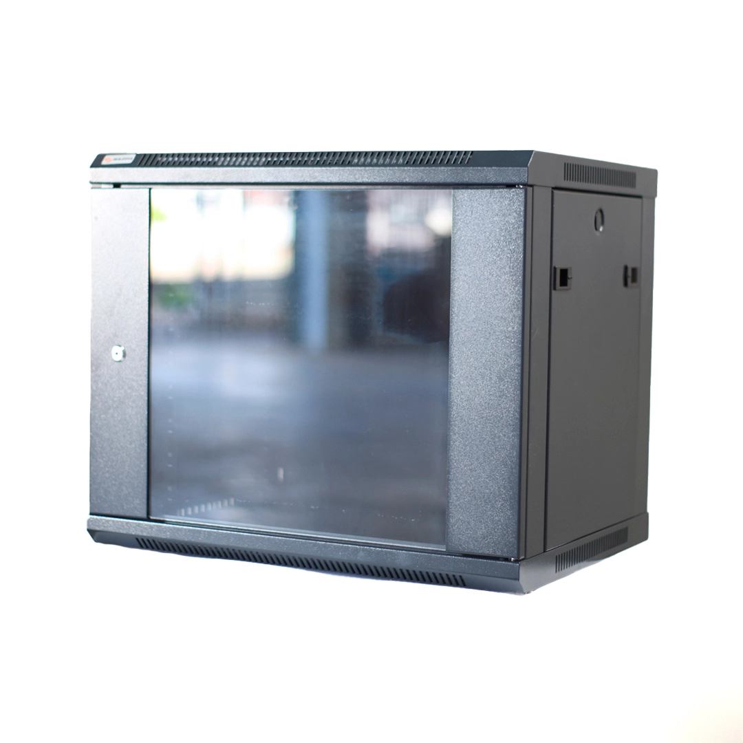 RACK MINI NAZDA 19POL 09U X 600MM X 450MM PARA PAREDE PRETO