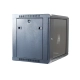 RACK MINI NAZDA 19POL 09U X 600MM X 450MM PARA PAREDE PRETO