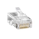 CONECTOR DE PASSAGEM INTELBRAS CONEX 1000 RJ45 CAT5E COM 50 UNIDADES