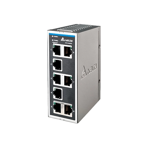 DISTRIBUIDOR DE CONEXÃO DELTA DVS-008R00 PARA REDE COM 8 PORTAS NÃO GERENCIAVEL (SWITCH INDUSTRIAL)