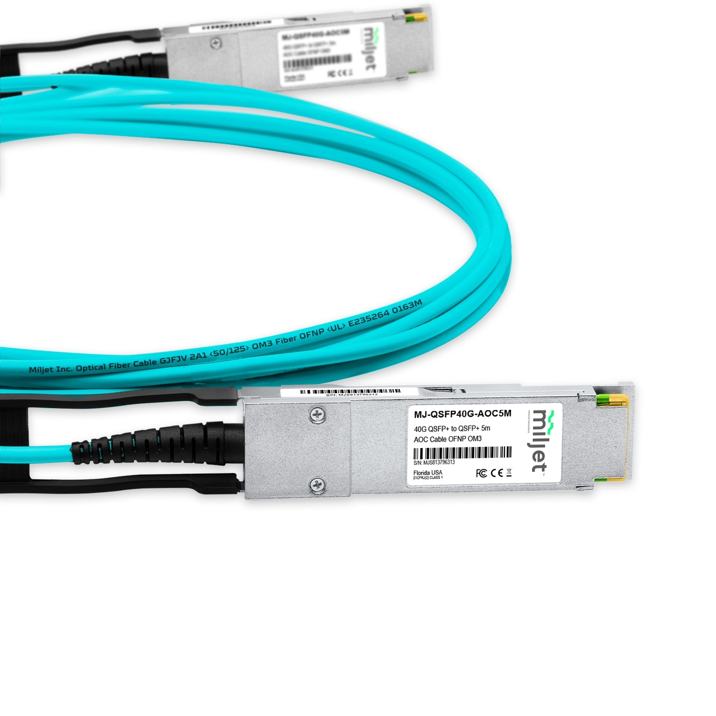 TRANSCEIVER ÓPTICO RUIJIE 40G-AOC-5M QSFP+ AOC 5M