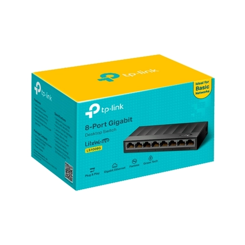 SWITCH TP-LINK LS1008G 08 PORTAS 10/100/1000