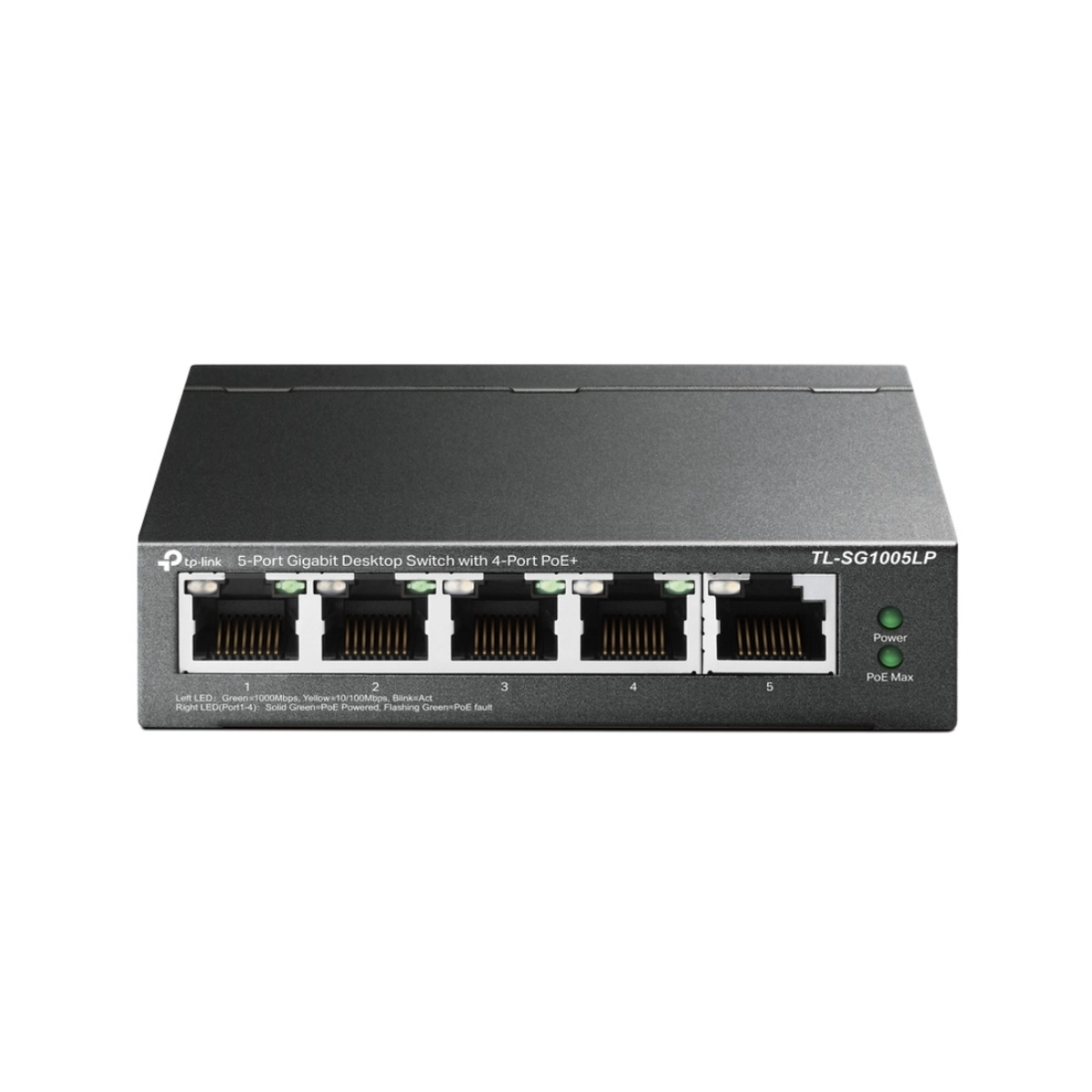 SWITCH TP-LINK TL-SG1005LP 05 PORTAS 10/100/1000 4P POE+