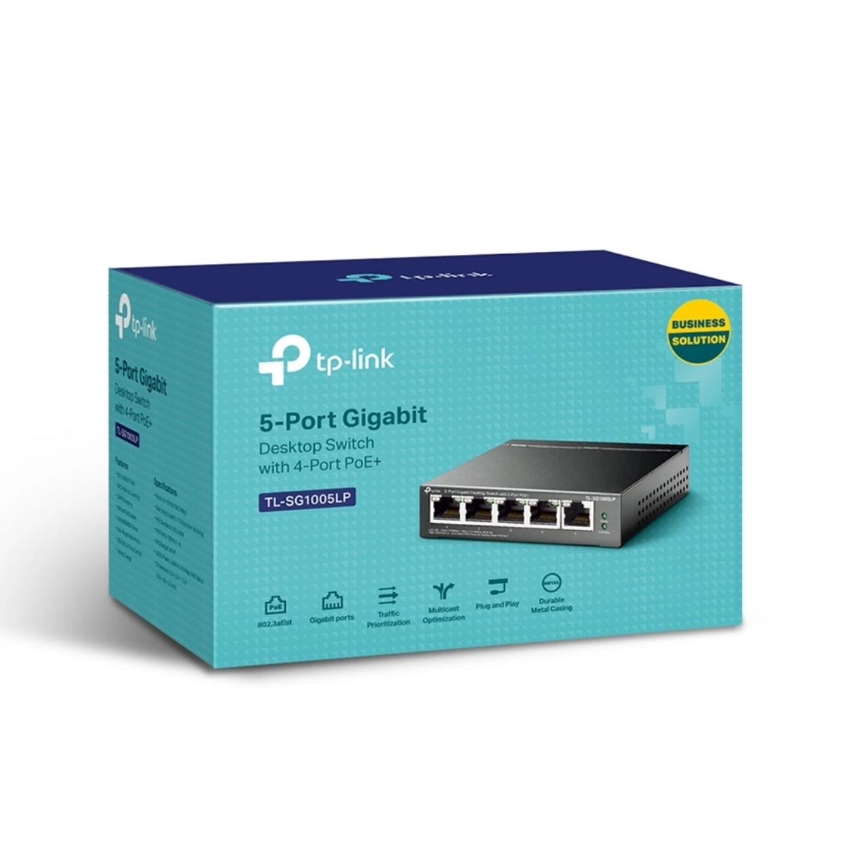 SWITCH TP-LINK TL-SG1005LP 05 PORTAS 10/100/1000 4P POE+
