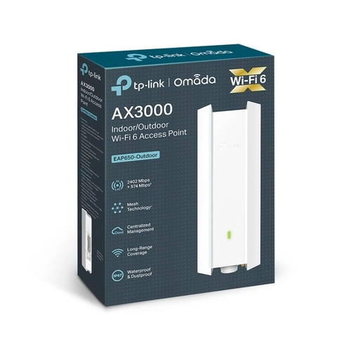 ACCESS POINT TP-LINK EAP650-OUTDOOR AX3000 WI-FI 6