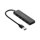 HUB USB C3TECH HU-230BK 2.0 4 PORTAS