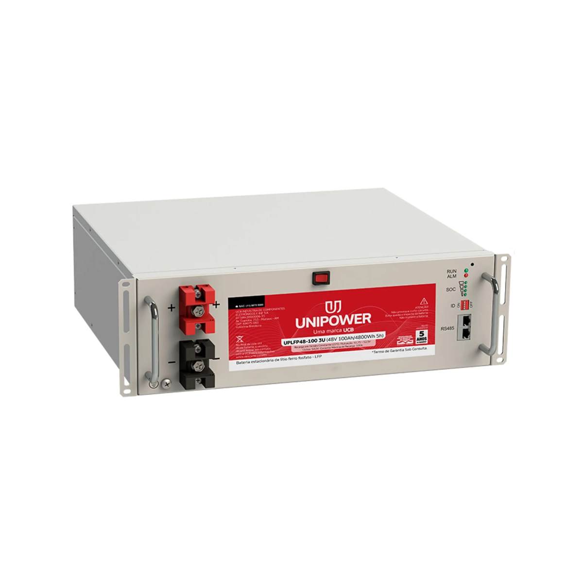 BATERIA LÍTIO UNICOBA UPLFP48-100 48V 100AH