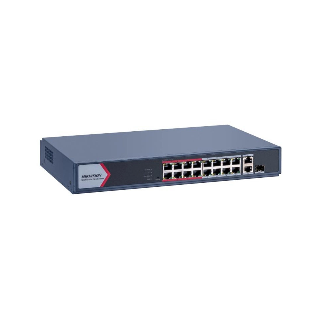 SWITCH GERENCIAVEL HIKVISION DS-3E1318P-EI/M 16 PORTAS 10/100 POE