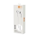 FONE DE OUVIDO LECOO EH104 INTRA COM MICROFONE BRANCO