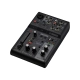 Mesa de Som com Interface Yamaha AG03MK2 LSPK + Microfone e Fone de Ouvido - Preta