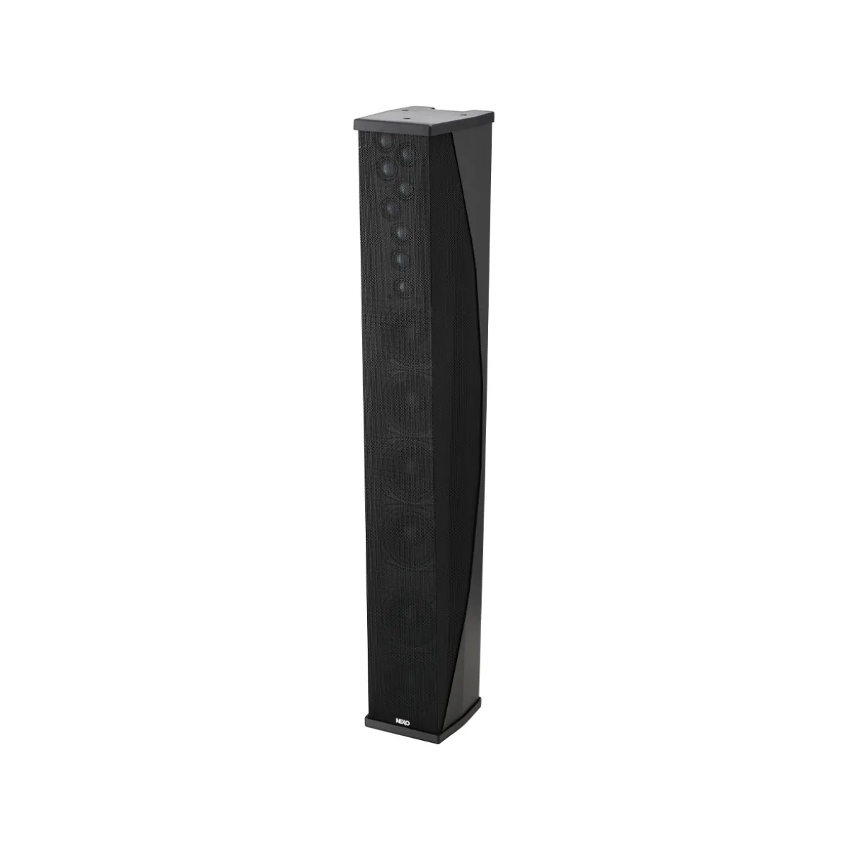 CAIXA ACÚSTICA EM FORMATO TORRE NEXO ID84-T COM OITO ALTO-FALANTES DE 4 POLEGADAS E TWITTERS EM DOME