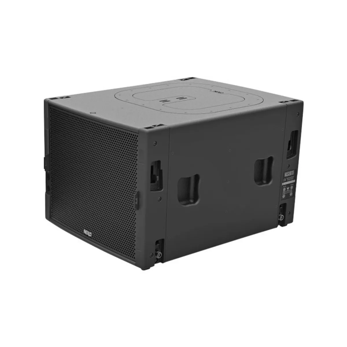 SUBWOOFER DE COLUNA NEXO MSUB15 BLACK TOURING VERSION