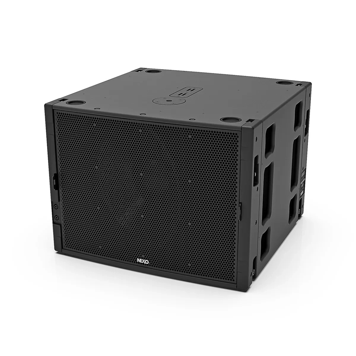 SUBWOOFER DE COLUNA NEXO MSUB18 BLACK TOURING VERSION