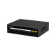SWITCH 8 PORTAS FAST POE+ / 2 PORTAS UPLINK FAST RG-ES110F-P RUIJIE/REYEE - SOHO
