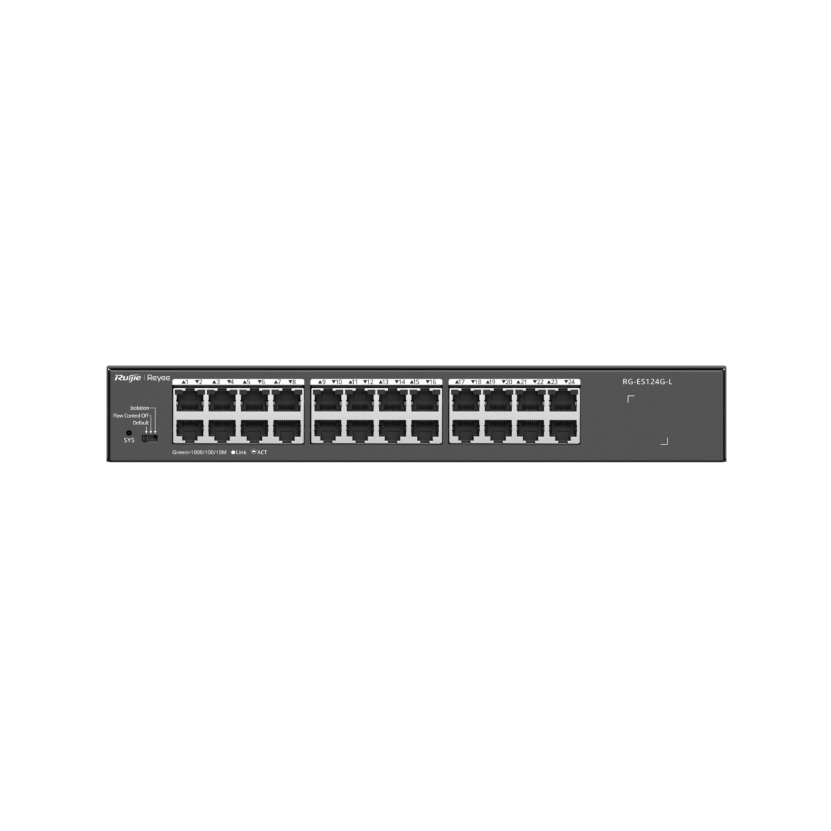 SWITCH 24 PORTAS GIGABIT RG-ES124G-L RUIJIE/REYEE