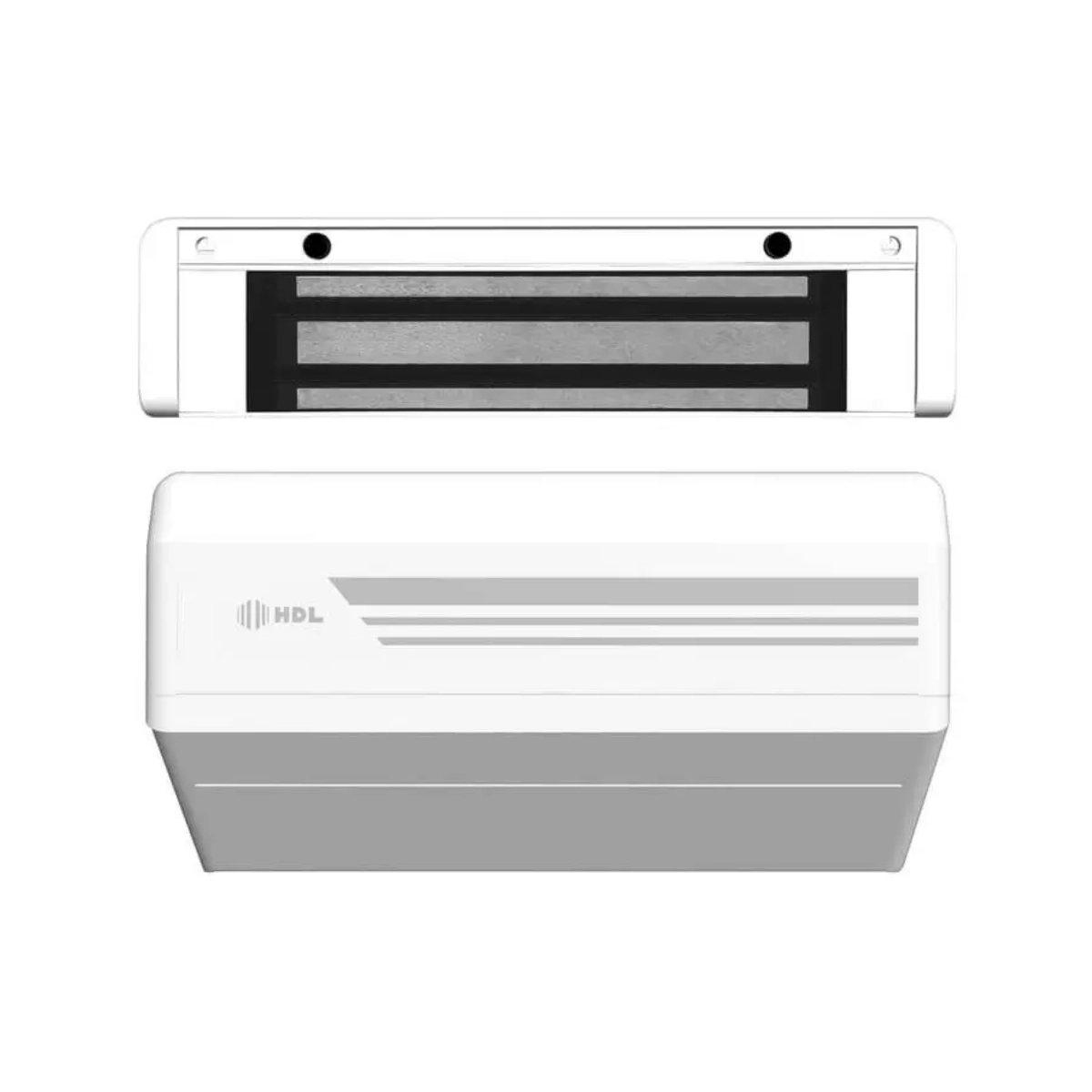 FECHADURA HDL M90 ELETROIMÃ COM ACABAMENTO 180KGF BRANCA