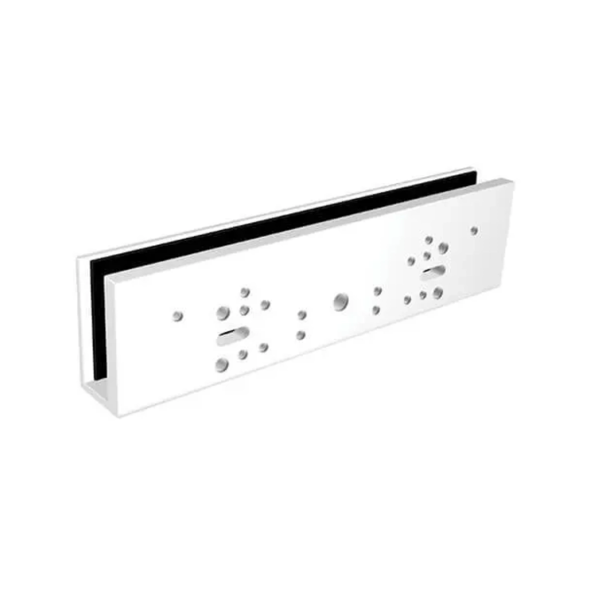 SUPORTE HDL M90 "U" FECHADURA ELETROIMÃ 180KGF BRANCA