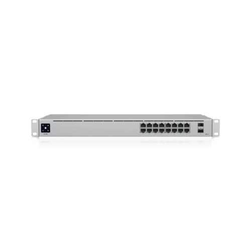 SWITCH GERENCIÁVEL UBIQUITI USW-16-POE-BR 8 PORTAS GE POE+ / 8 PORTAS GE / 2 PORTAS 1GE SFP