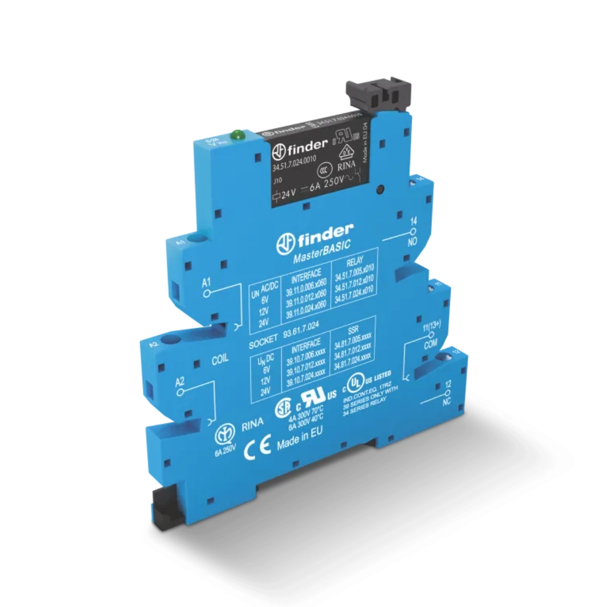 RELÉ MODULAR FINDER INTERFACE MASTER BASIC 24V