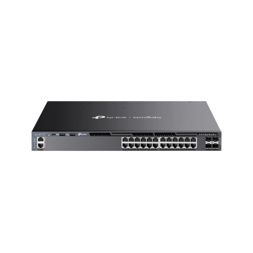 SWITCH TP-LINK SG6428XHP GERENCIÁVEL L3 + 24 PORTAS GIGABIT + 4 SLOTS SFP+10G