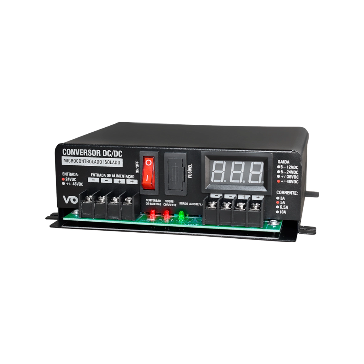 CONVERSOR ISOLADO VOLT 24V 5A