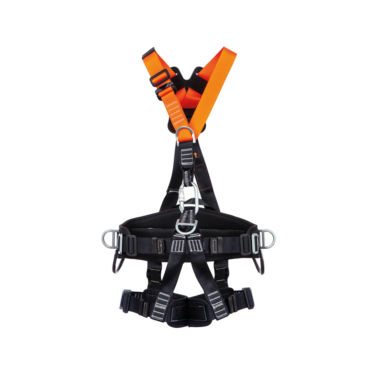 CINTURÃO TAM. M TIPO PARAQUEDISTA MG CINTOS MULT-2012A ABD 5 PONTOS COM MOSQUETÃO DUPLA TRAVA