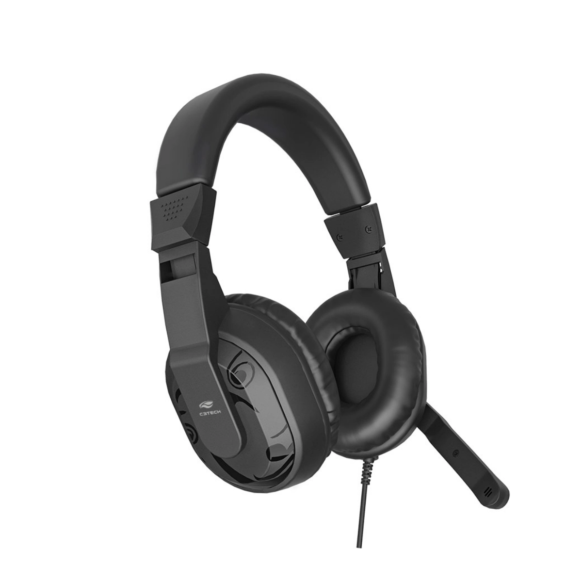 FONE COM MICROFONE C3T PH-300BK USB PRETO