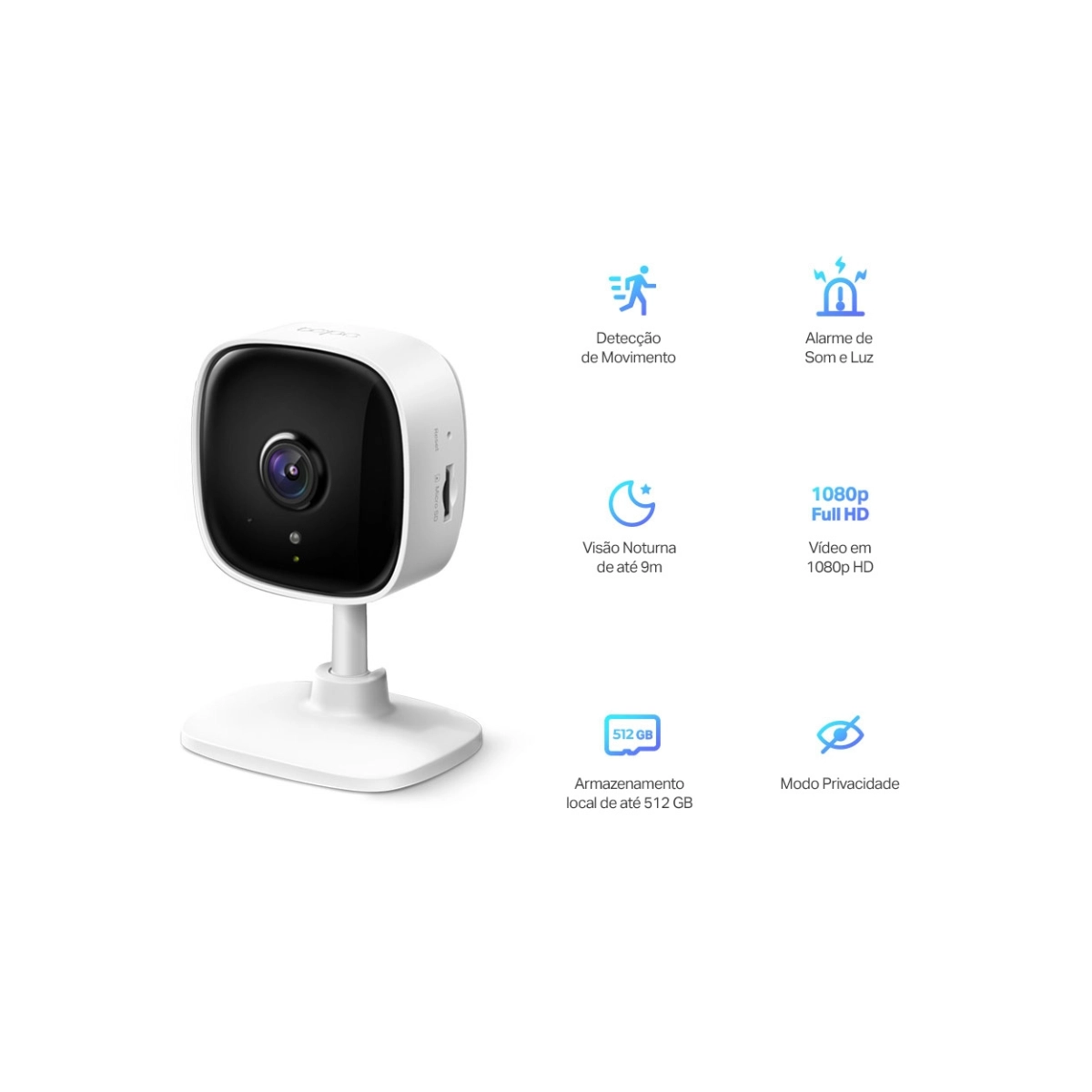 Câmera Wi-Fi Interna TP-Link 2MP
