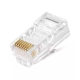 CONECTOR MACHO SOHOPLUS FURUKAWA CAT5E RJ45 PACOTE COM 100 UNIDADES