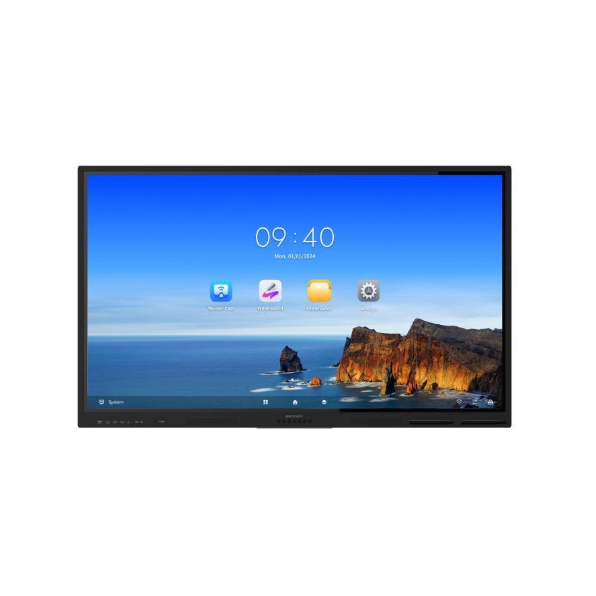 TELA INTERATIVA 75'' 4K ANDROID 13 ULTRA HD TELA TOUCH SCREEN DS-D5B75RB/EL HIKVISION