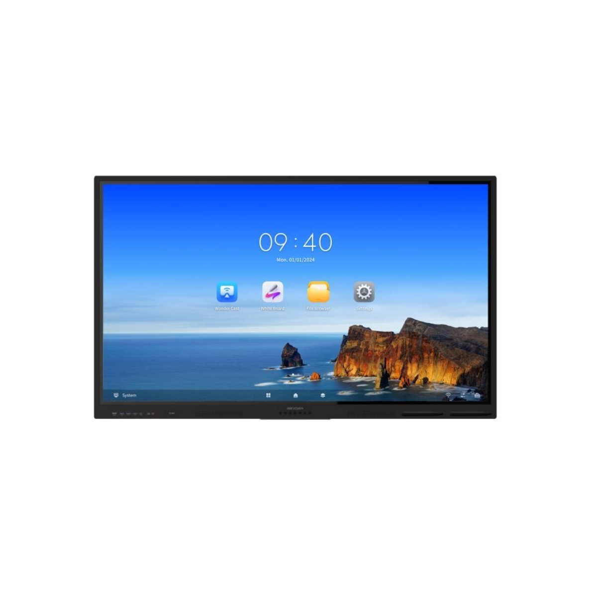 TELA INTERATIVA 65'' 4K ANDROID 13 ULTRA HD TELA TOUCH SCREEN DS-D5B65RB/EL HIKVISION