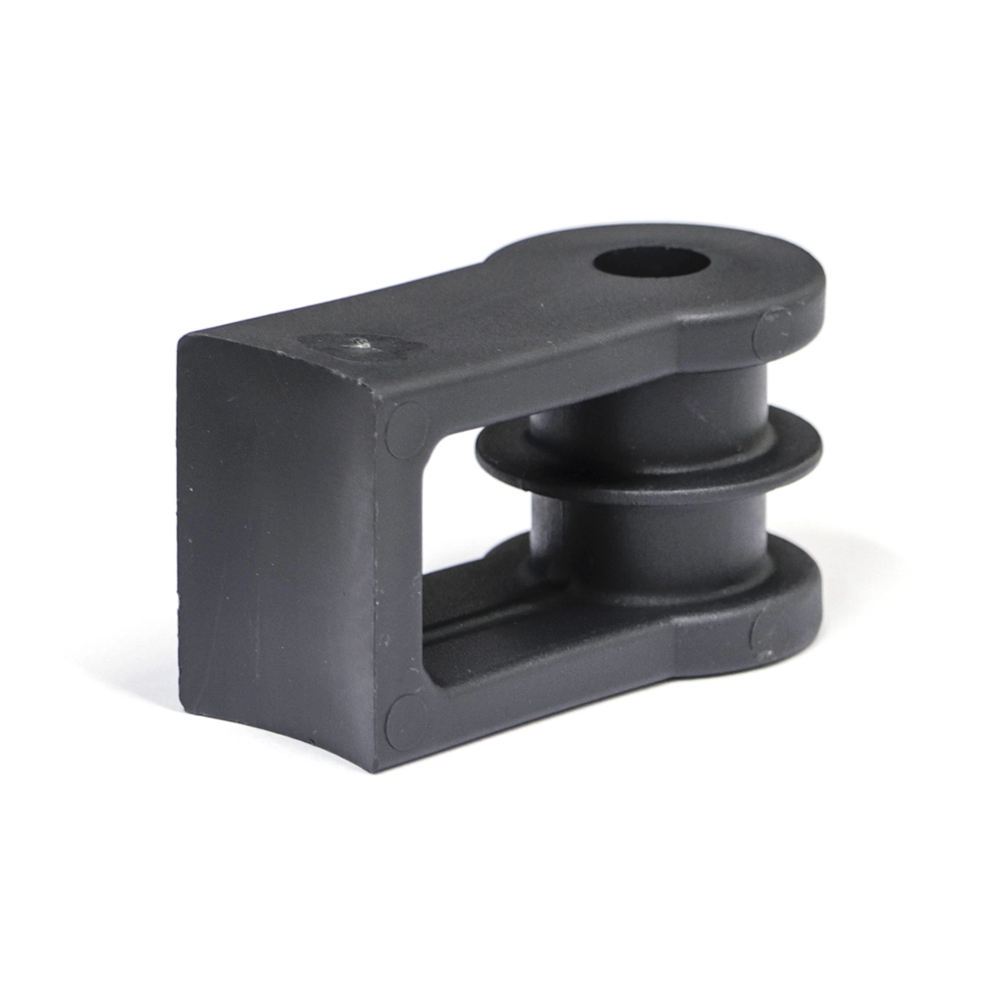 Suporte Universal Mini de Passagem e Ancoragem PP - Preto - Nazda