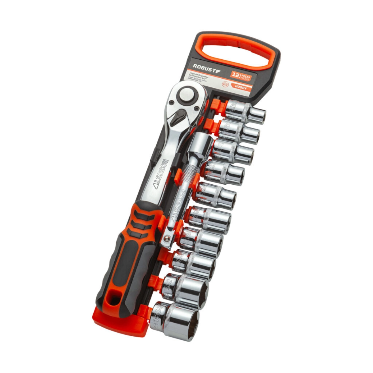 JOGO DE SOQUETES SEXTAVADOS 1/2" 12 PEÇAS S69005014 GEDORE ROBUST