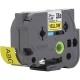 FITA BROTHER TZEFX651 24MM PRETO/AMARELO