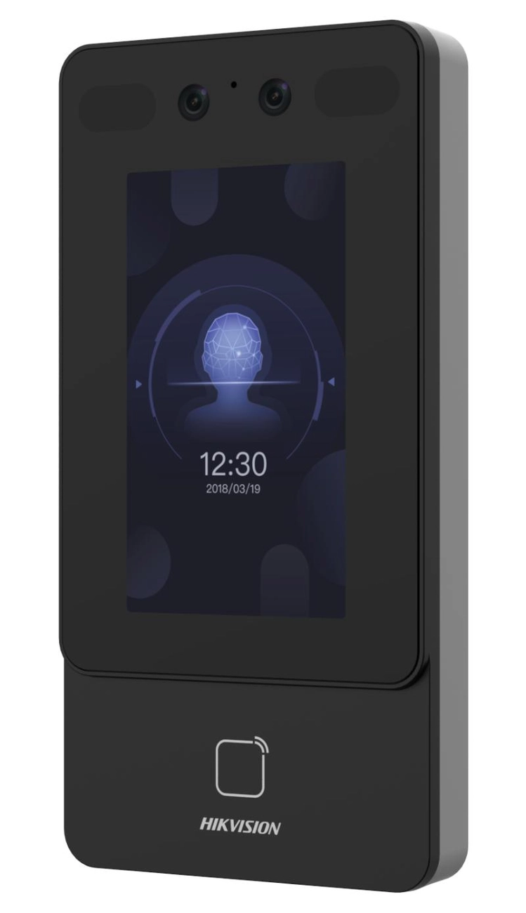 CONTROLE DE ACESSO FACIAL E MIFARE DS-K1T342MX-E1 POE HIKVISION (PC)