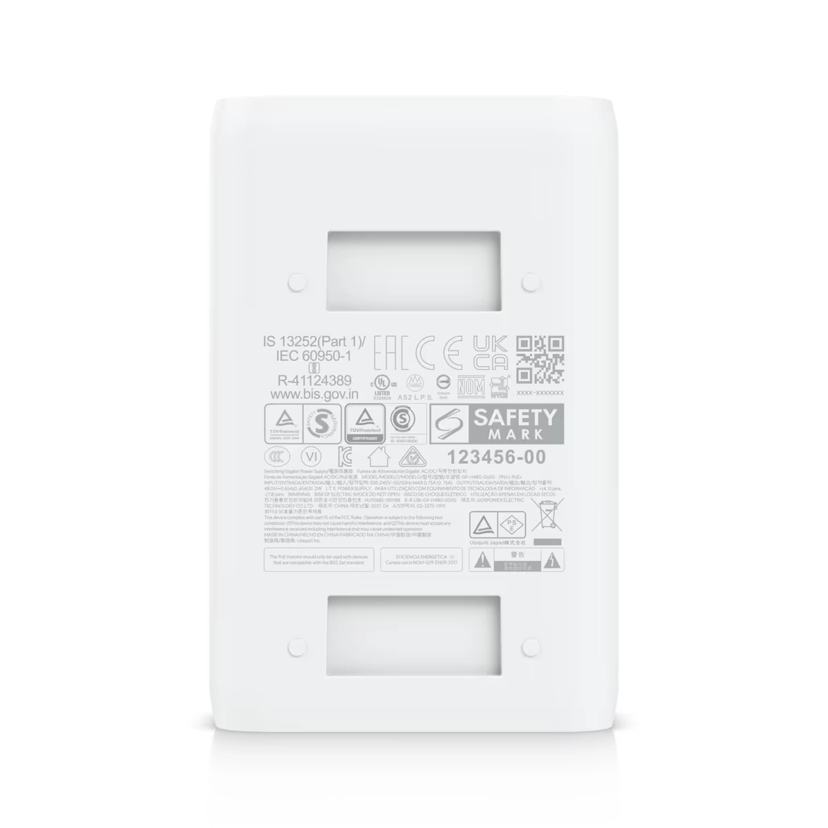 Injetor PoE Ativo Ubiquiti U-POE+-BR 48V 30W