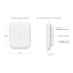 ACCESS POINT UNIFI UBIQUITI U7-OUTDOOR WI-FI 7 1 PORTA 2.5GE SEM FONTE