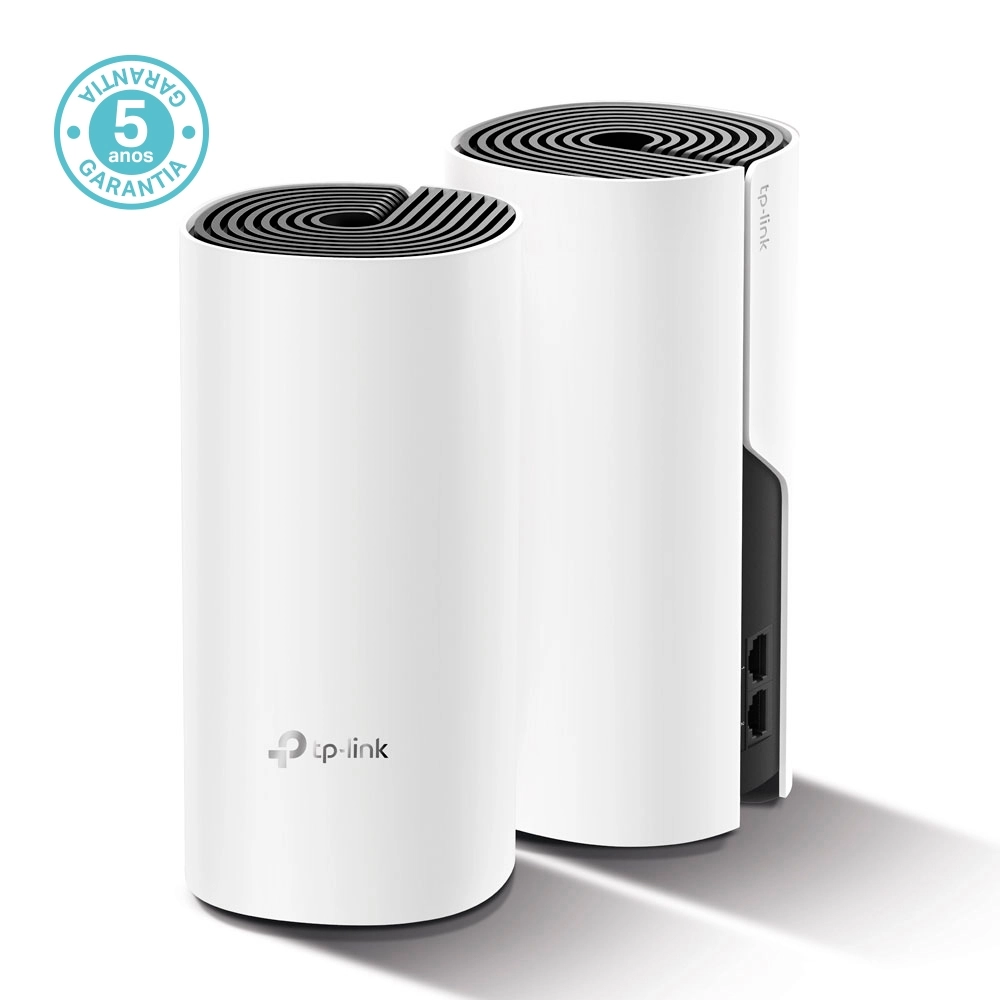 Roteador Mesh TP-Link Deco M4 AC1200 Dual Band 2 Pack para Wi-Fi Residencial