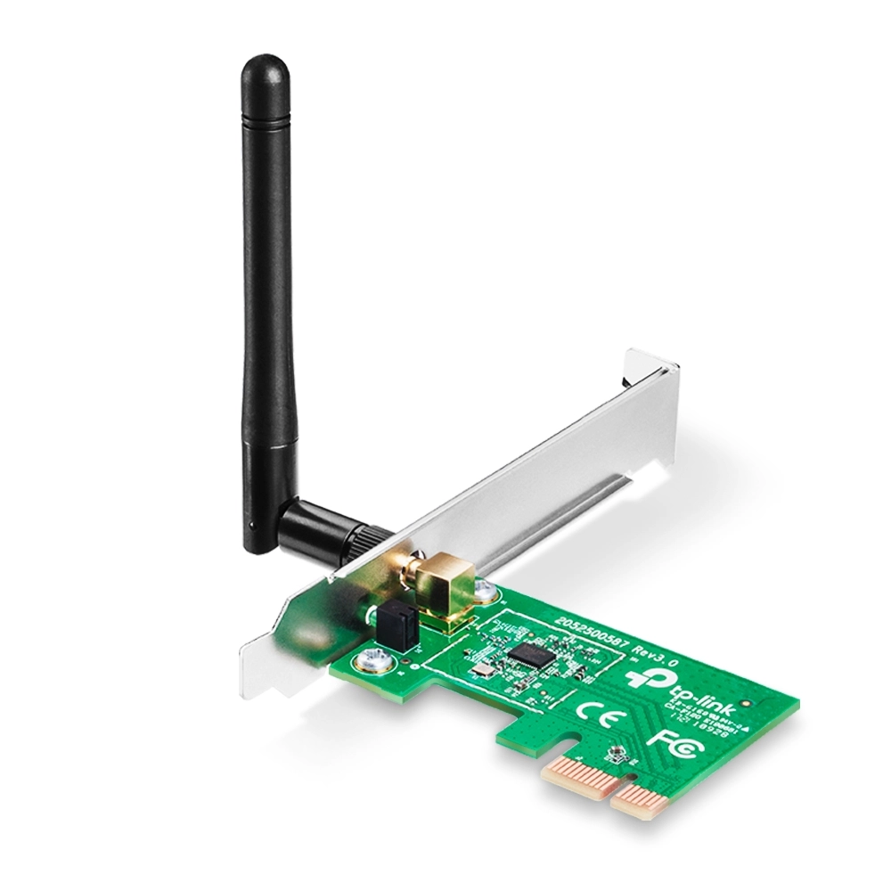 Adaptador PCIe Wireless TP-Link TL-WN781ND 150Mbps para Conexão Wi-Fi