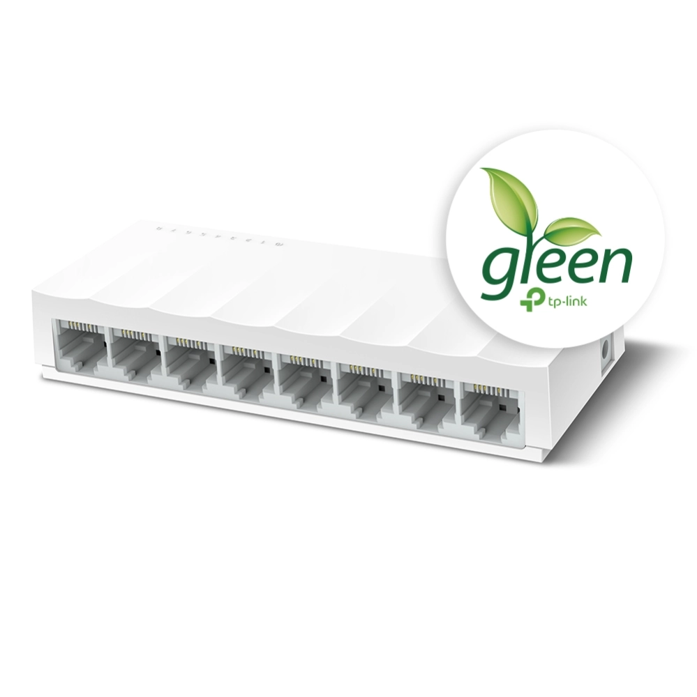 Switch TP-Link LS1008 8 Portas 10/100 para Rede Cabeada