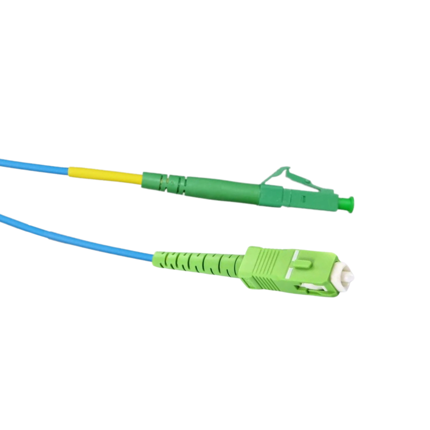 CORDAO OPTICO SIMPLEX LC-APC/SC-APC 2,5M SM 09/125 2MM MONOMODO LSZH AZUL