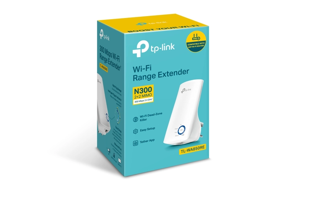 Repetidor de Sinal TP-Link TL-WA850RE Wi-Fi 300Mbps para Ampliar Cobertura