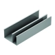 PERFIL DUPLO 45MM TIPO D PRETO LISO DUTOTEC DT-14451.00