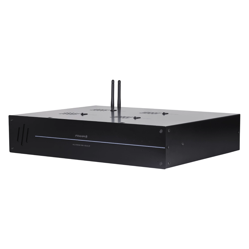 Amplificador Multiroom Frahm FMR4 2BT 4x160W RMS Estéreo para Áudio Ambiente